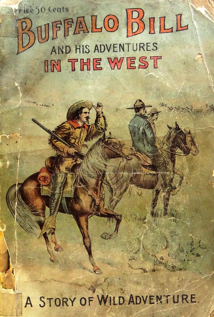 Cover of an old Buffalo Bill dime novel.